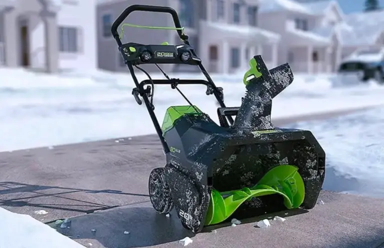 a cordless snow blower