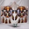 Cows Dreamcatcher Style Hooded Blanket