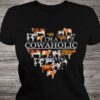 Heart shape i'm a cowaholic shirt