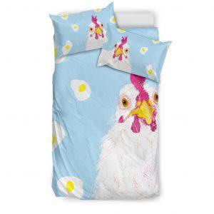 Mother Chicken Hen with Egg Bedding Set Twin