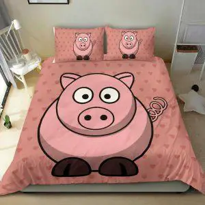 Super Cute Fat Pig Bedding Set